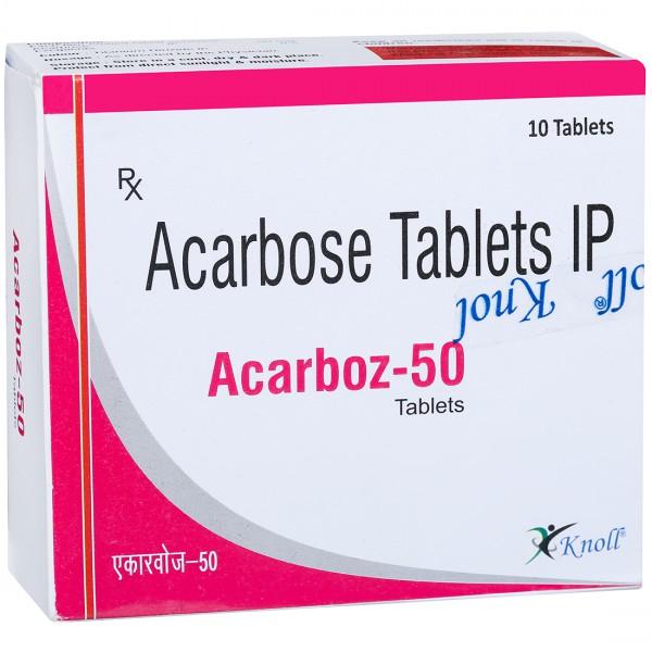 Acarboz 50 mg Tablet (10 Tab)