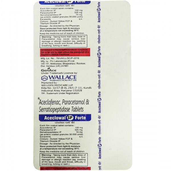 Aceclowal SP Forte Tablet (10 Tab)