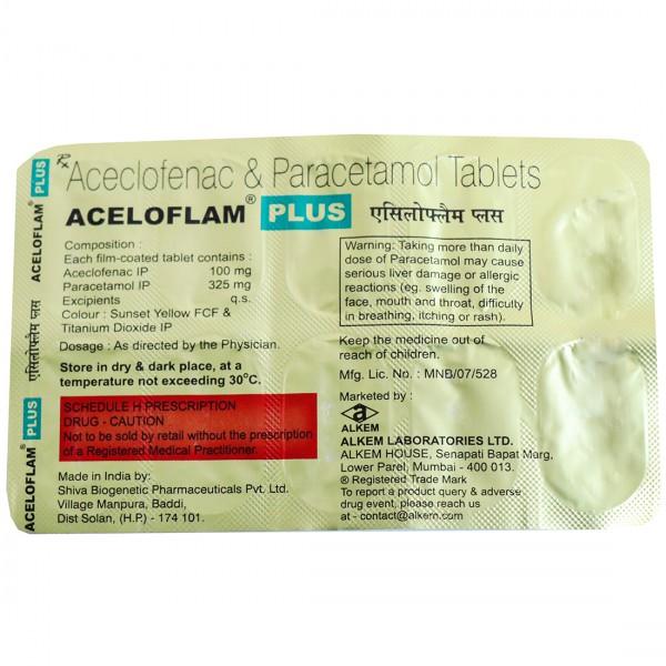Aceloflam Plus Tablet (10 Tab)