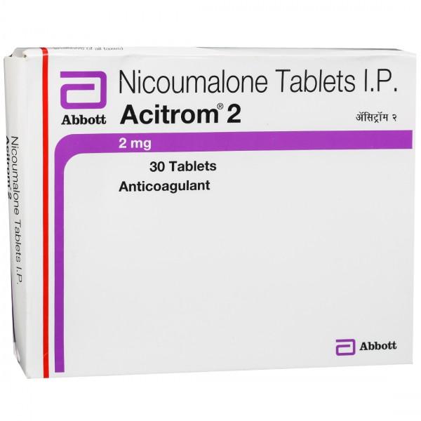 Acitrom 2 mg Tablet (30 Tab)