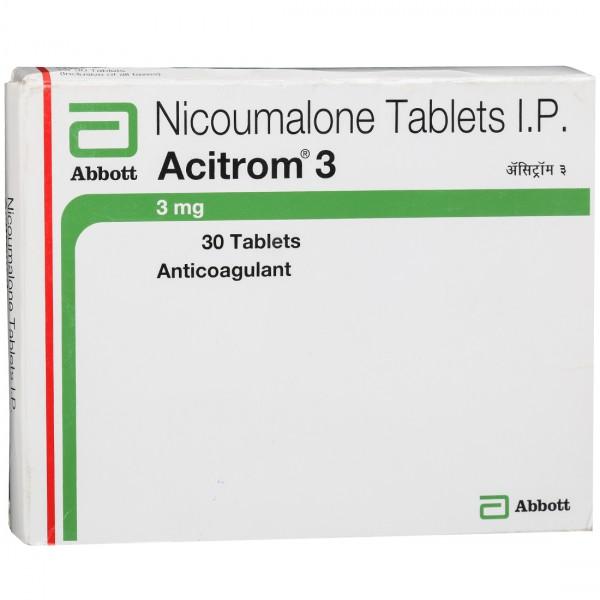 Acitrom 3 mg Tablet (30 Tab)