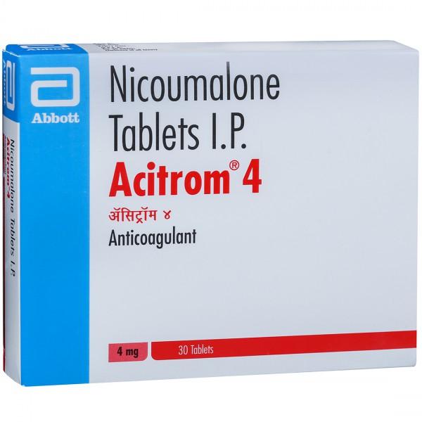 Acitrom 4 mg Tablet (30 Tab)