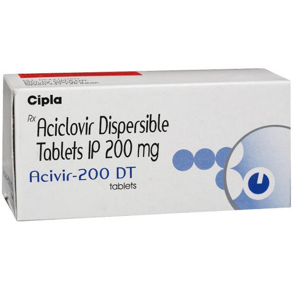 Acivir DT 200 mg Tablet (10 Tab)
