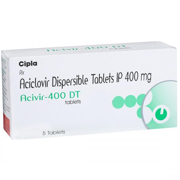 Acivir DT 400 mg Tablet (5 Tab)