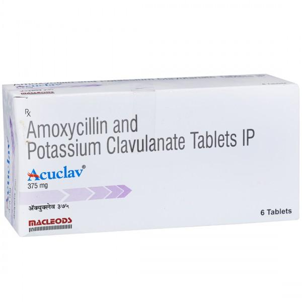 Acuclav 375 mg Tablet (6 Tab)