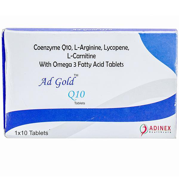Ad Gold Q10 10 Tablets