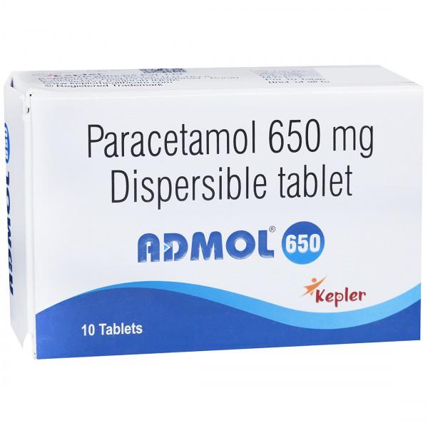 Admol 650 mg 10 Tablets