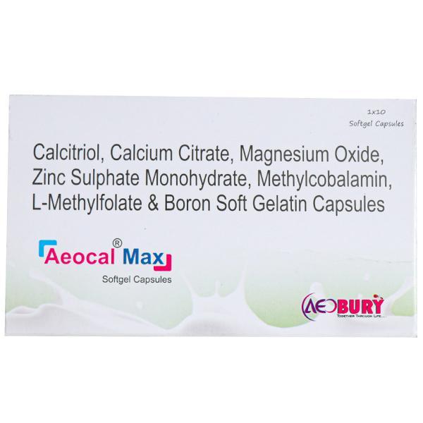 Aeocal Max Softgel Capsule (10 Cap)
