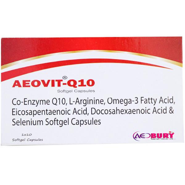 Aeovit Q10 Softgel Capsule (10 Cap)