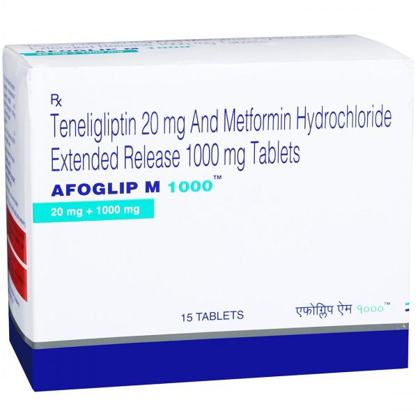 Afoglip M 1000 mg Tablet (15 Tab)