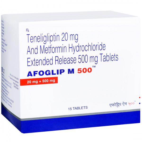 Afoglip M 500 mg Tablet (15 Tab)