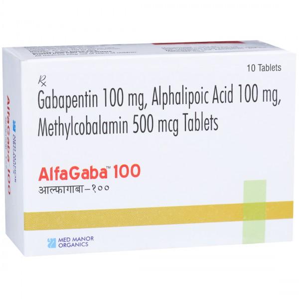 Alfagaba 100 mg Tablet (10 Tab)