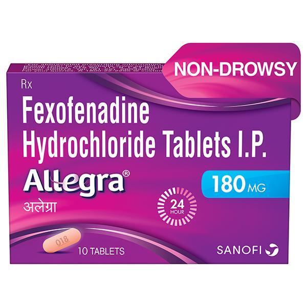 Allegra 180 mg Tablet (10 Tab)