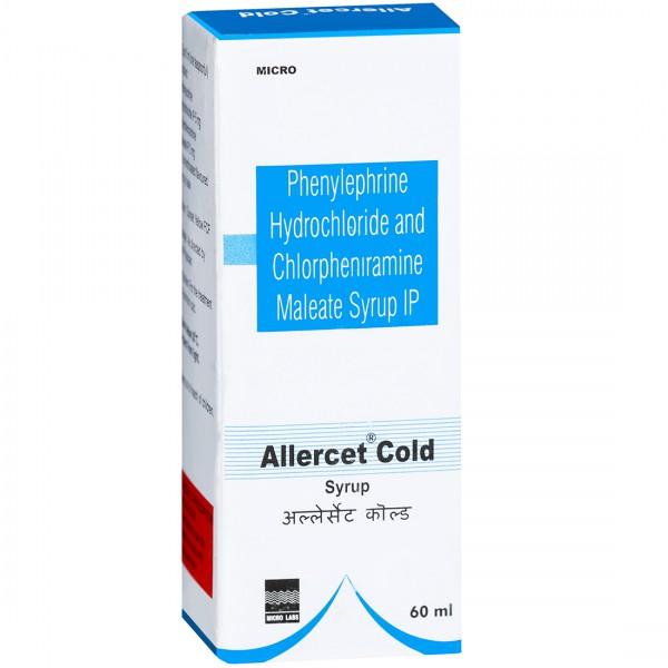 Allercet Cold Syrup 60 ml