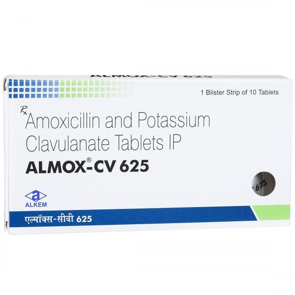 Almox CV 625 mg Tablet (10 Tab)