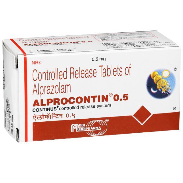 Alprocontin 0.5 mg Tablet (10 Tab)