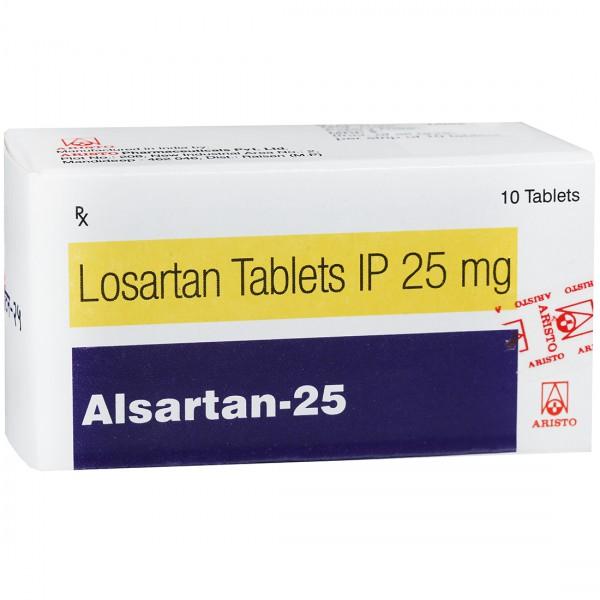 Alsartan 25 mg Tablet (10 Tab)