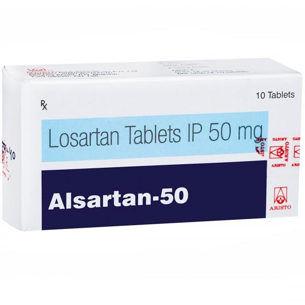 Alsartan 50 mg Tablet (10 Tab)