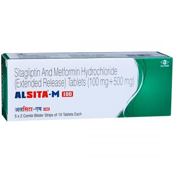 Alsita M 100 mg  Tablet (10 Tab)