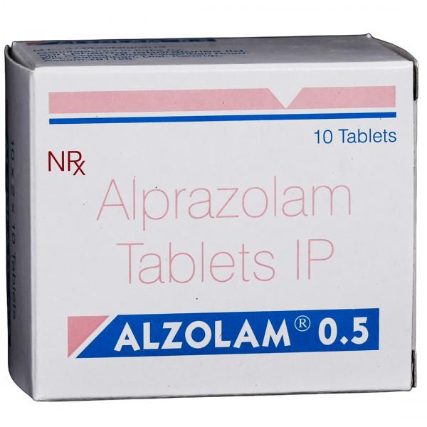 Alzolam 0.5 mg Tablet (10 Tab)