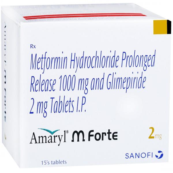 Amaryl M Forte 2 mg Tablet (15 Tab)