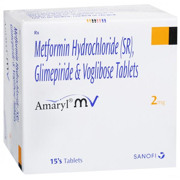 Amaryl MV 2 mg Tablet (15 Tab)