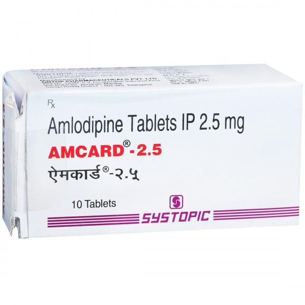 Amcard 2.5 mg Tablet (10 Tab)