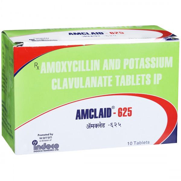 Amclaid 625 mg Tablet (10 Tab)