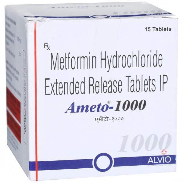 Ameto 1000 mg Tablet (15 Tab)