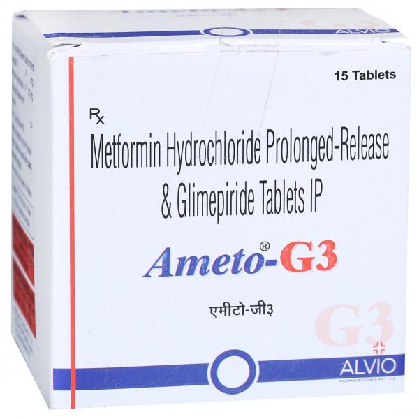 Ameto G 3 mg Tablet (15 Tab)
