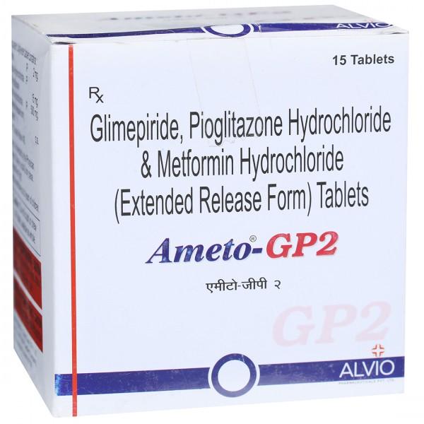Ameto GP 2 mg Tablet (15 Tab)