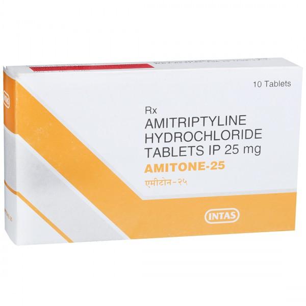 Amitone 25 mg Tablet (10 TAB)