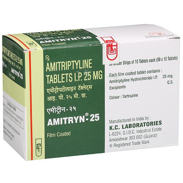 Amitryn 25 mg Tablet (10 Tab)