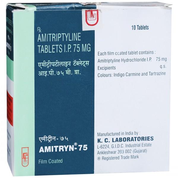 Amitryn 75 mg Tablet (10 Tab)