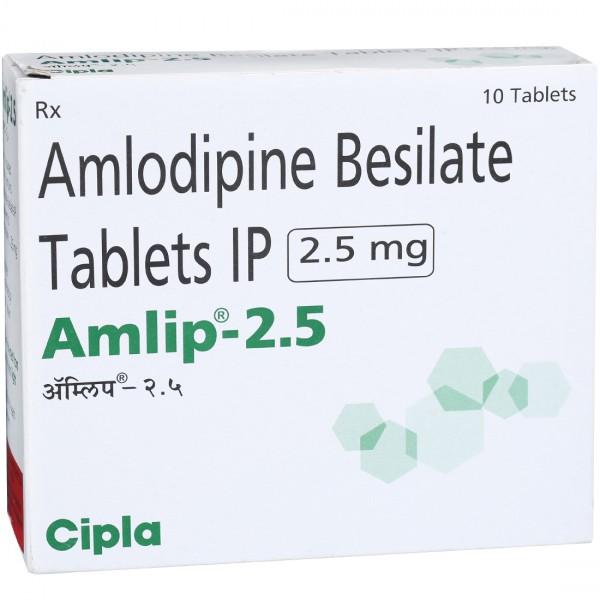 Amlip 2.5 mg Tablet (10 Tab)