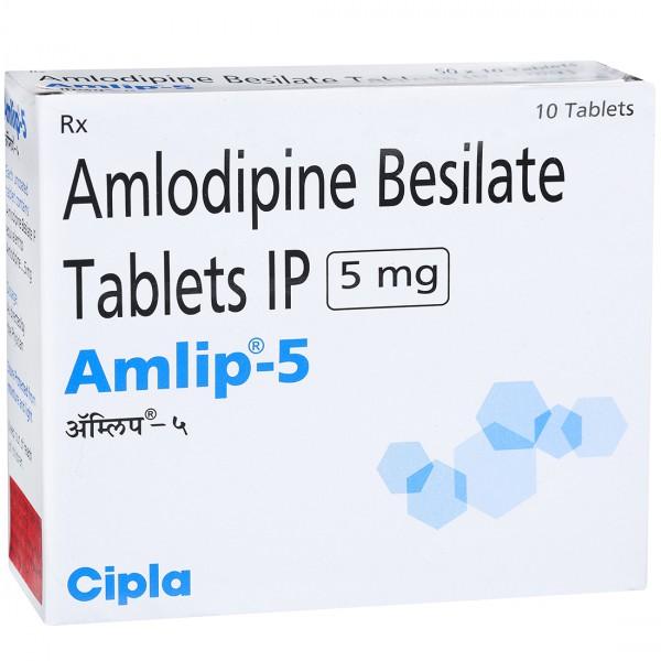 Amlip 5 mg Tablet (10 Tab)