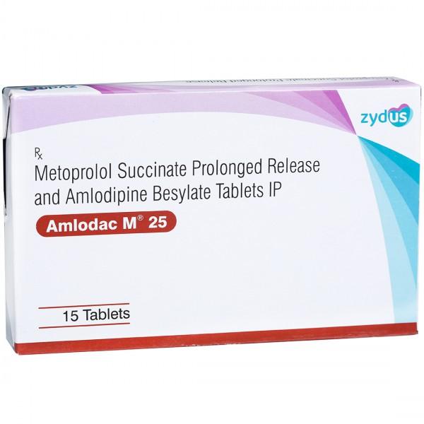 Amlodac M 25 mg Tablet (15 Tab)