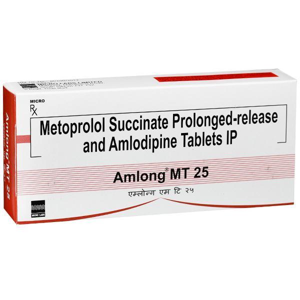 Amlong MT 25 mg Tablet (7 Tab)