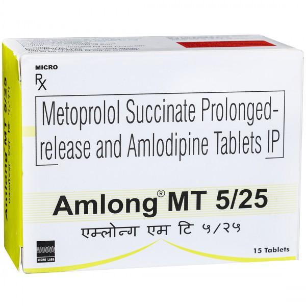 Amlong MT 5 mg/25 mg Tablet (15 Tab)