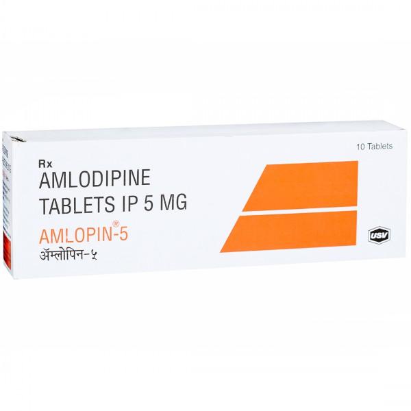 Amlopin 5 mg Tablet (10 Tab)