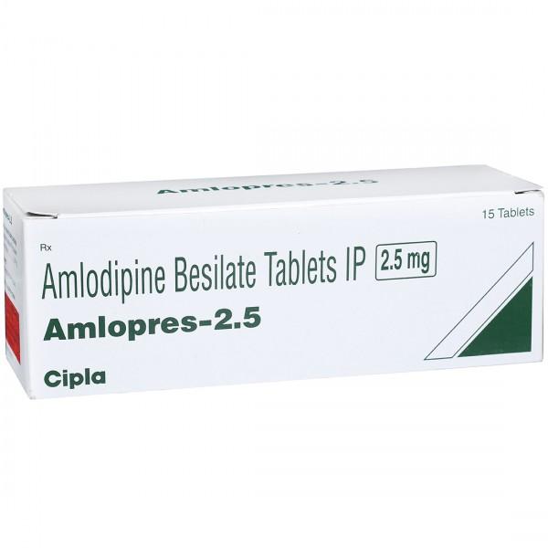 Amlopres 2.5 mg Tablet (15 Tab)