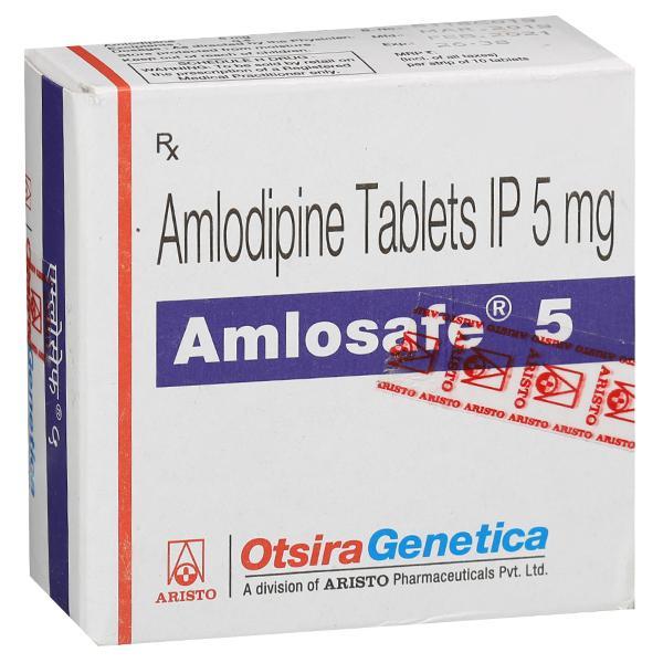 Amlosafe 5 mg Tablet (10 Tab)