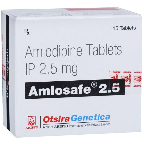 Amlosafe 2.5 mg Tablet (15 Tab)