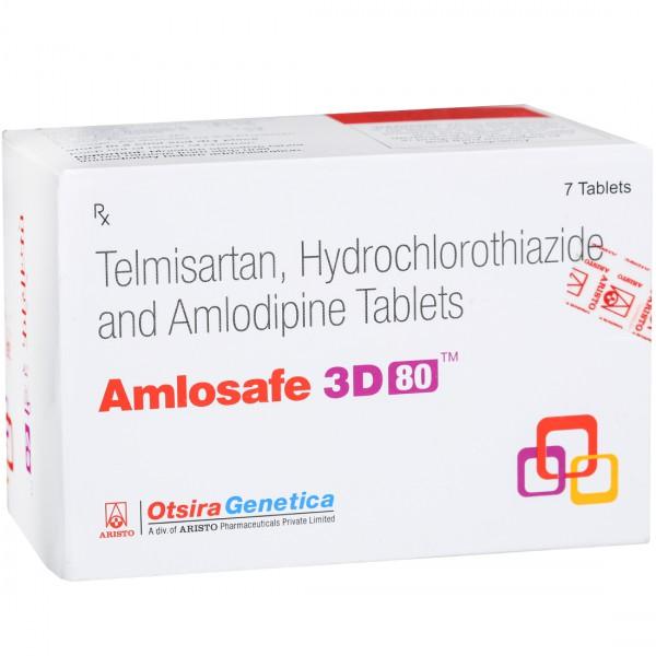 Amlosafe 3D 80 mg Tablet (7 Tab)