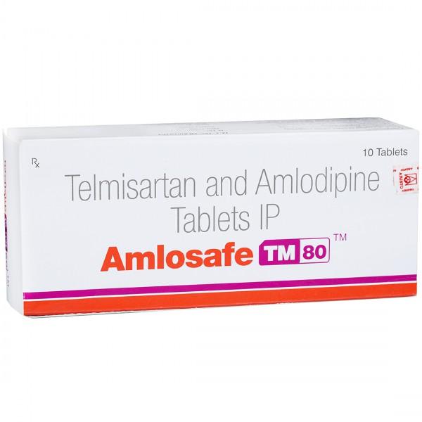 Amlosafe TM 80 mg Tablet (10 Tab)