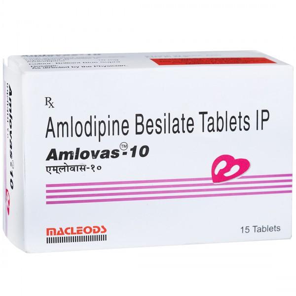 Amlovas 10 mg Tablet (15 Tab)