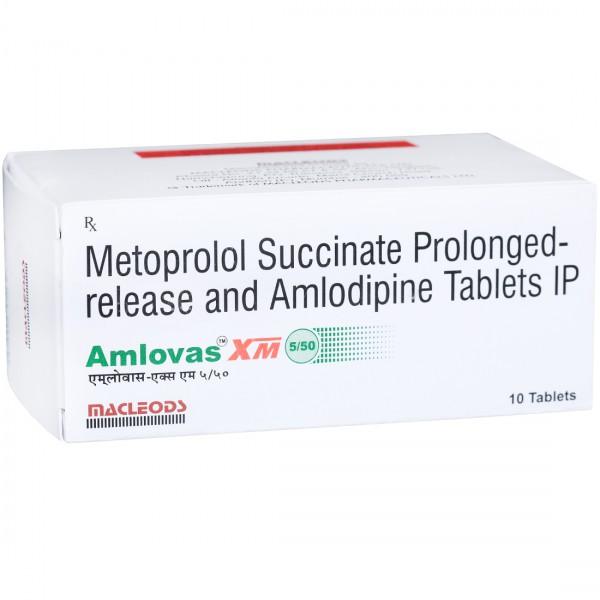 Amlovas XM 5/50 mg Tablet (10 Tab)