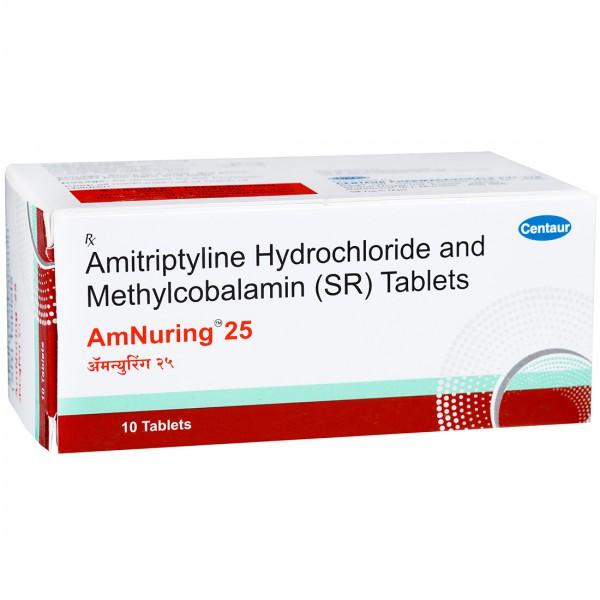 Amnuring 25 mg Tablet (10 Tab)