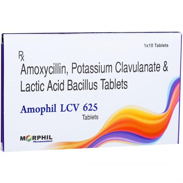Amophil LCV 625 mg Tablet (10 Tab)