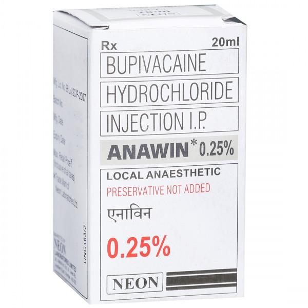 Anawin 0.25% Injection 20 ml